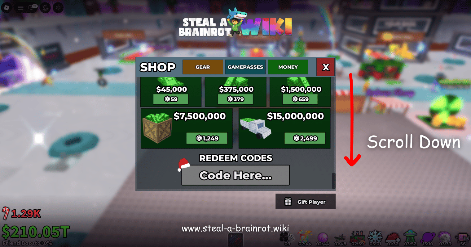 Steal A Brainrot Codes Steal A Brainrot Wiki