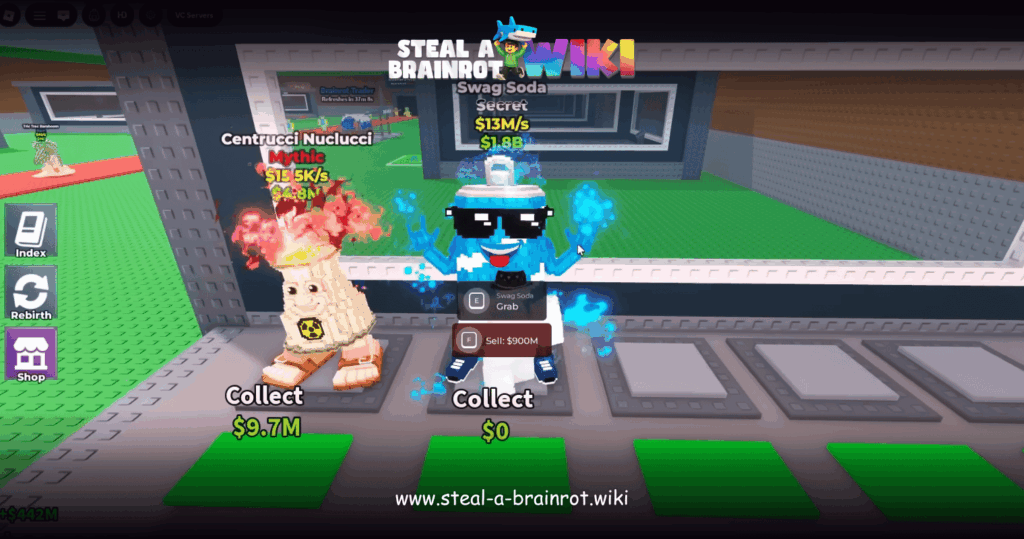 Steal A Brainrot Wiki Swag Soda In Base