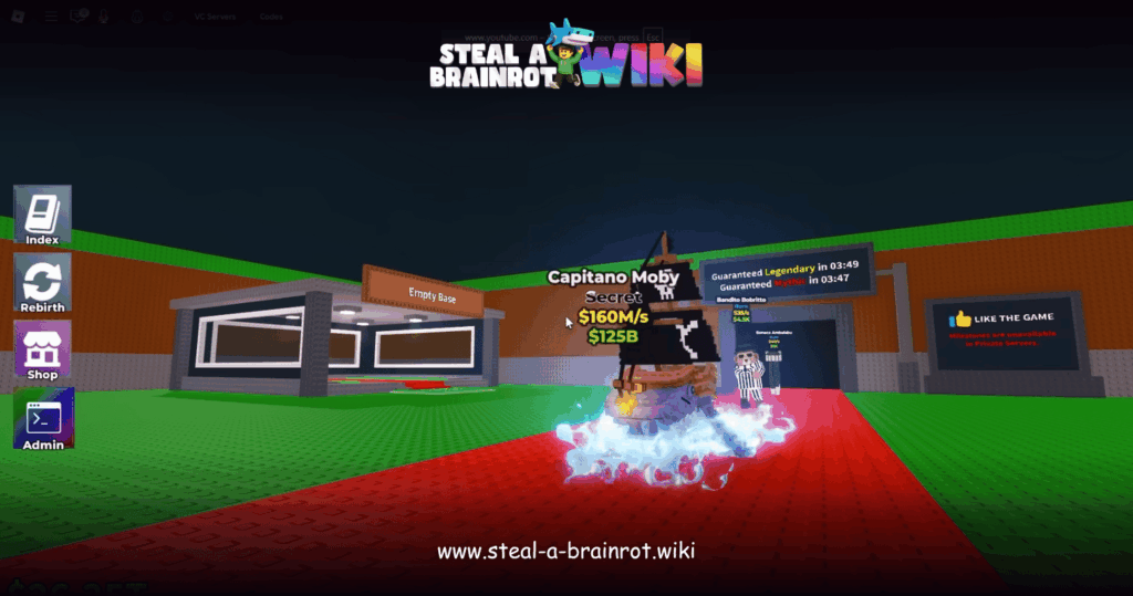 Steal A Brainrot Wiki capitano moby on belt