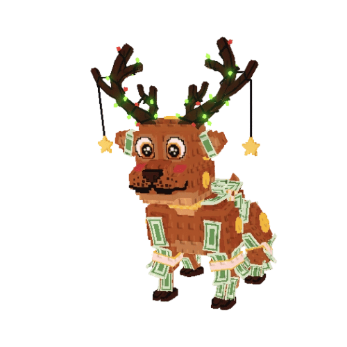 Money Money Reindeer Icon