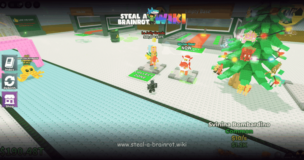 Steal A Brainrot Winter Hour Event